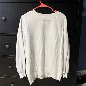 lululemon athletica Crewneck Sweatshirt in White